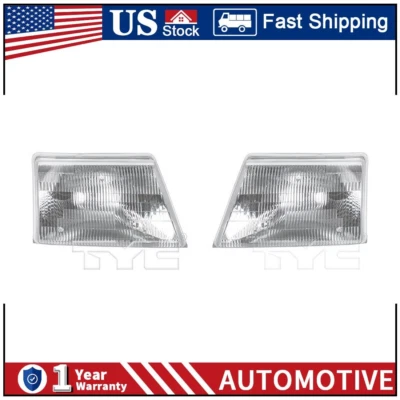 2X Conjunto de lámpara de faro izquierdo y derecho conductor pasajero para 98-00 Ford Ranger PA Foto 1 de 4