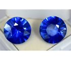 20 Ct Natural Blue Sapphire Pair With Round Shape AAA Quality Certified Gemstone