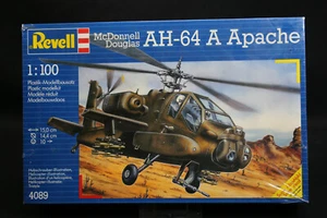 XQ034 REVELL 1/100 maquette helicoptere 4089 McDonnell Douglas AH-64 A Apache - Imagen 1 de 5