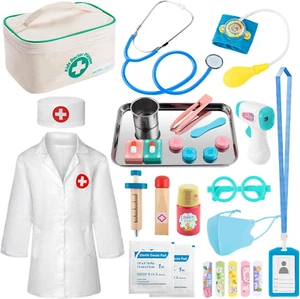 Doctor Kit for Toddlers 3-5, Doctor Kit for Kids, Pretend Doctor Playset, Durabl - Picture 1 of 12