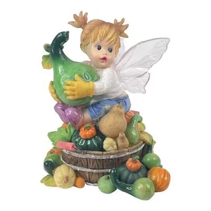 My Little Kitchen Fairies GOURD FAIRIE Fairy Figurine with Acrylic Fairy Wings - Imagen 1 de 7