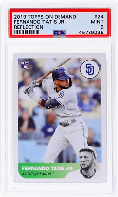 2019 Topps On Demand Fernando Tatis Jr. Reflection #24 PSA 9 Rookie RC - Image 1 of 2