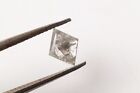 0.58Ct Natural Clear Black Salt & Pepper Kite Shape Loose Diamond 8.25Mm Db81