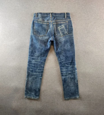 A.P.C. Petit New Standard Blue Denim Jeans Unisex 26 28W Vintage Wash Slim Japan - Image 1 of 4