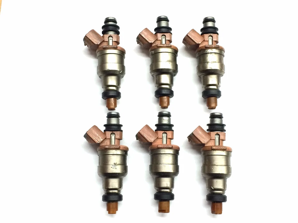 JUEGO DE 6 INYECTORES DE COMBUSTIBLE DENSO 195500-2030 1990-1991 MAZDA 929 3,0 L V6 Foto 1 de 2