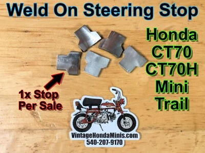Стопор рулевого управления - деталь для ремонта сварки - Honda CT70 CT70H Mini Trail - Изображение 1 из 4