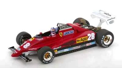 F1 Ferrari 126 C2 #28 GP de MONACO 1982 D. Pironi au 1/18 de MCG18628F MCG
