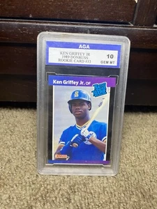 1989 Donruss #33 Ken Griffey Jr. Rookie RC AGA 10 GEM MINT - Picture 1 of 2