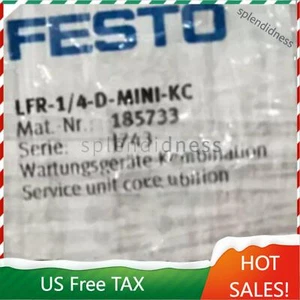 US KOSTENLOSE STEUER Neu FESTO LFR-1/4-D-MINI-KC 185733 Luftquellenbehandlungsgerät - Bild 1 von 10