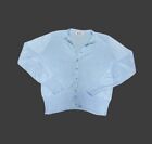 Empire Knitwear Co 100% DuPont Orlon Baby Blue Knit Cardigan Size S/M Vintage