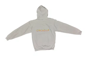 Coachella pullover White hoodie Core Fleece Unisex Adult Size Medium - Picture 1 of 7