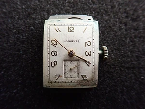 VINTAGE 17.9MM X 26.5MM MENS LONGINES H.C. WRIST WATCH MOVEMENT CAL 97 - RUNNING - Picture 1 of 2