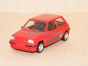 RENAULT SUPER CINQ GT Turbo Phase 2 Rouge Jet Car NOREV 1/43 Réf 510539 - Imagen 1 de 1