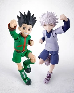 S.H.Figuarts Gon Killua HUNTER×HUNTER Figure Bandai Spirits Set - Foto 1 di 18