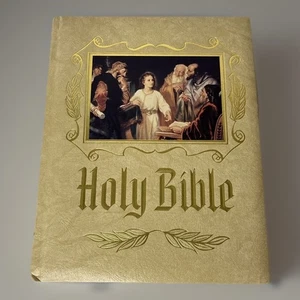 Holy Bible Catholic Heirloom Family Like New American 1988 Blank Family Tree - Picture 1 of 23