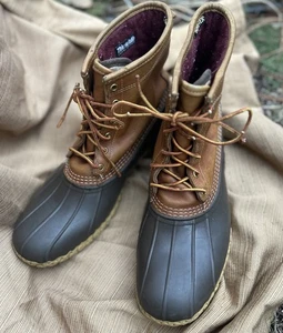 LL Bean Stiefel Herren Größe 12 Weite Gore-Tex Thinsulate 3M Gefüttert Ente USA Wasserdicht - Bild 1 von 11