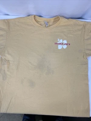 Camiseta de Colección Alstyle Premium Hilada en Anillos Trader Joe's Unisex Melocotón Talla Med Defecto Foto 1 de 4