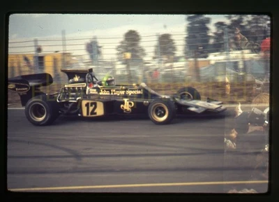 Reine Wisell #12 Lotus 72D - 1972 US Grand Prix Watkins Glen - Vtg Race Slide - Image 1 of 3