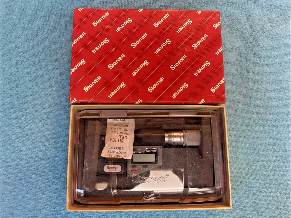 12268 0-1" Electroni Micrometer Starrett