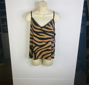 Pijama sin mangas Stars Above para mujer talla XL estampado de tigre bellamente suave - Imagen 1 de 1