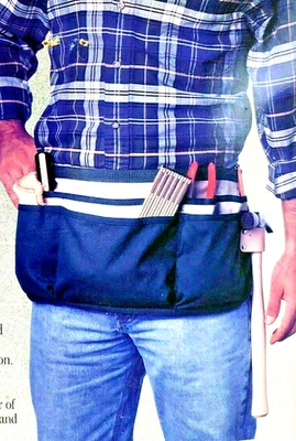 CLC TOOLWEAR 12 Pocket Double Row Waist Tool Apron #214 Super Durable 100% Duck - Image 1 of 4