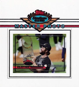 2021 TOPPS STADIUM CLUB MASTER PHOTO CLAYTON KERSHAW LOS ANGELES DODGERS MLB - Picture 1 of 2