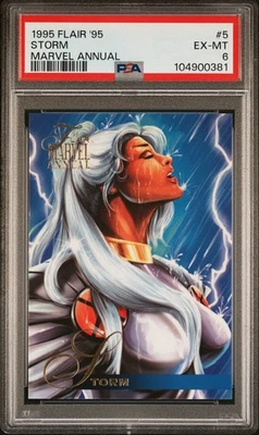 1995 Flair Marvel Annual Storm #5 PSA Graded - Image 1 of 2