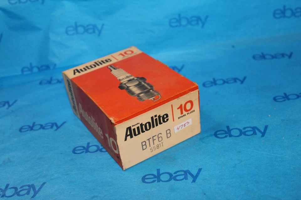 Caja de 10 bujías Autolite BTF6-B S581T NOS Foto 1 de 3