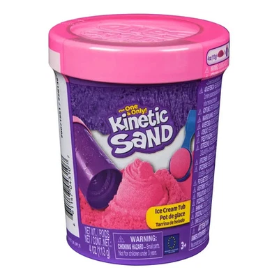 Kinetic Sand 113g Ice Cream Tub - Strawberry SM6071551 - image 1 of 2