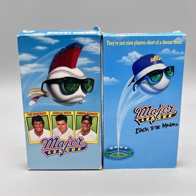 Lot of 2 VHS Major League (1989) & Major League Back to the Minors (1998) - Image 1 of 4