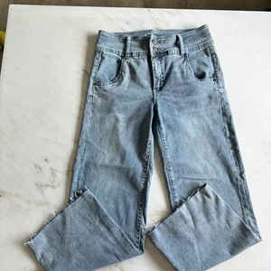 KUT From The Kloth Charlotte High Rise Light Wash Culotte 4R - Picture 1 of 10