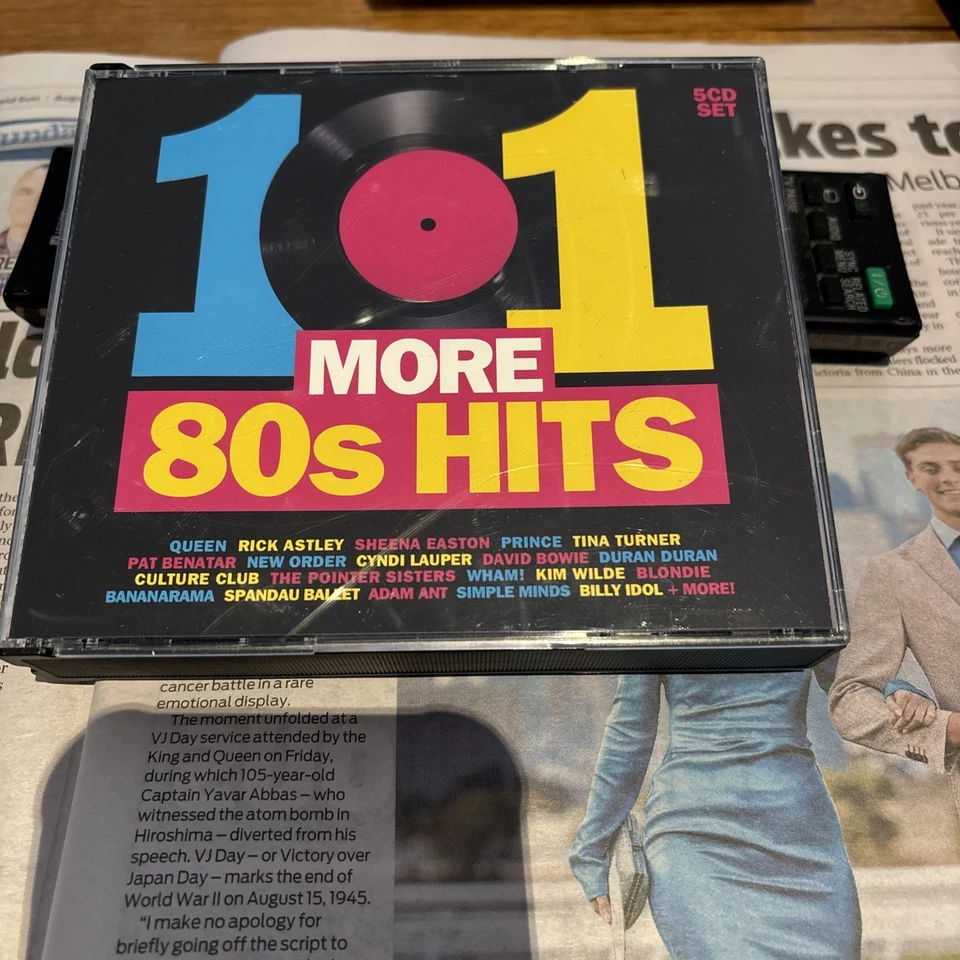 101 More 80s Hits 5 CD L/new ‘09 New Wave Pop Rock Compilation Queen David Bowie - Image 1 of 4