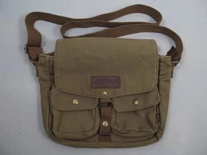 Gootium Canvas Messenger Bag/Purse Crossbody Shoulder Bag Satchel Army Green - Picture 1 of 6