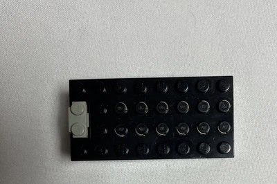 Vintage Lego Black Electric 9V Battery Box Gray Button - Image 1 of 4