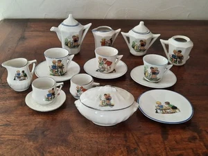 ANCIENNE DINETTE EN PORCELAINE DECOR ENFANTS - Photo 1/10