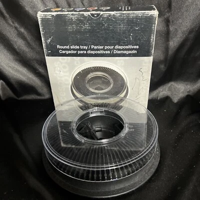 BANDEJA DESLIZANTE REDONDA AP PARA KODAK ELMO. CAPACIDAD 80 TOBOGANES. Nuevo Foto 1 de 4