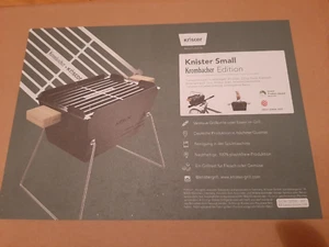 Knister Small BBQ mobiler tragbarer Holzkohlegrill Krombacher Edition NEU OVP - Bild 1 von 1