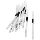 10 PCS Cosmetic Eyeliners White Pencils Makeup Lying Water Proof