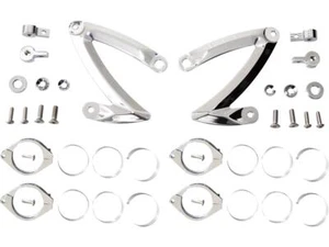 Highsider Moto Motorcycle Motorbike Z-Style Headlight Bracket Chrome - Picture 1 of 1