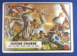 1962 Topps Civil War News - #60 "Suicide Charge" - F/G Condition