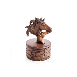 Horse Trinket Box Jewellery for Keeps Value Display Decor Home Living Bedroom - Foto 1 di 3
