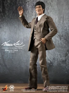 Figura de acción coleccionable Hot Toys M Icon Bruce Lee in Suit escala 1/6 12 pulgadas - Imagen 1 de 12