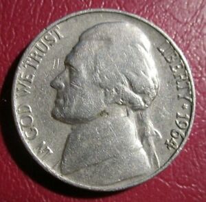 USA  COIN 5 cents-LIBERTY*1964 MONTICELLO VF