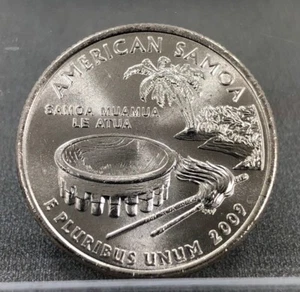 2009 P American Samoa Territorial Quarter BU aus original Banktüten - Bild 1 von 1