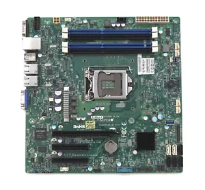 SuperMicro X10SLL-F DDR3 LGA 1150 Micro ATX Server Motherboard Tested Working - Picture 1 of 3