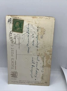 BENJAMIN FRANKLIN US Postage 1 Cent Stamp-Green 1900s Series-Fine - Picture 1 of 3
