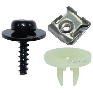 15 Sets Undertray Cover Engine Splash Shield T30 Screw Grommet U Nut for Ford - Bild 1 von 12