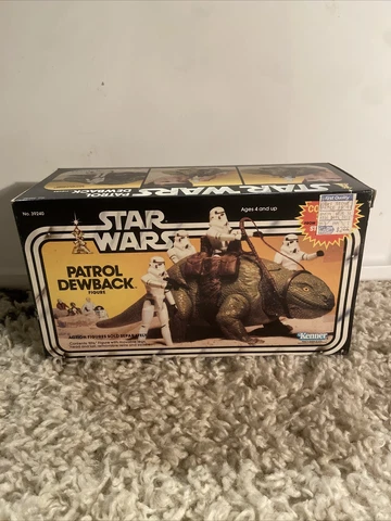 VINTAGE 1983 KENNER STAR WARS SEALED PATROL DEWBACK (must See!) Excellent Cover
