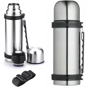 1000ml Stainless Steel Vacuum Flask Hot & Cold Thermos Travel Bottle - Picture 1 of 1