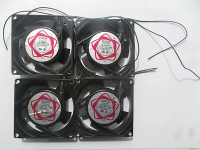 LOT OF 4 SUNON SF9225AT 2092HSL 220V~240V 0.07/0.14(A) 9CM 9025 9225 cooling fan - Image 1 of 3